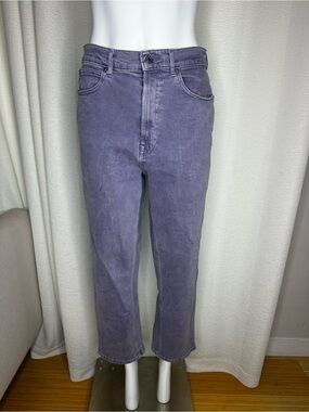 Everlane Lavender Wash High-Rise Jeans